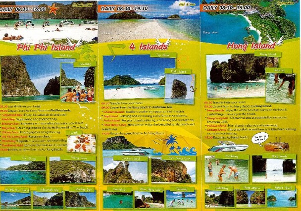 folleto playas